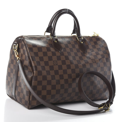Louis Vuitton Damier Ebene Speedy Bandouliere 35 3 of 10