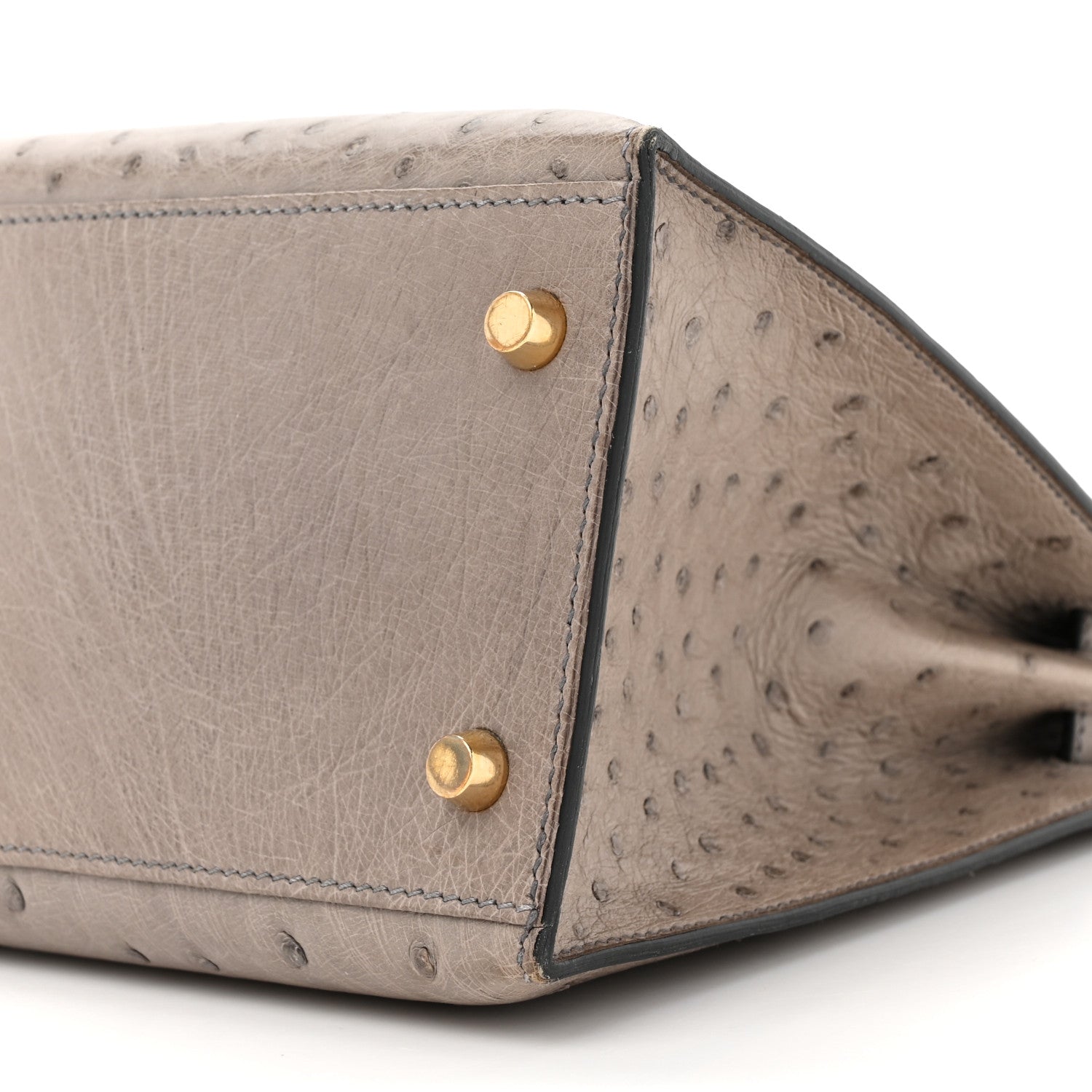 Hermes Ostrich Kelly Sellier 28 Mousse 9 of 18
