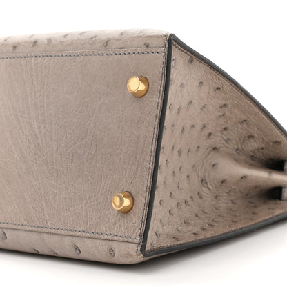 Hermes Ostrich Kelly Sellier 28 Mousse 9 of 18