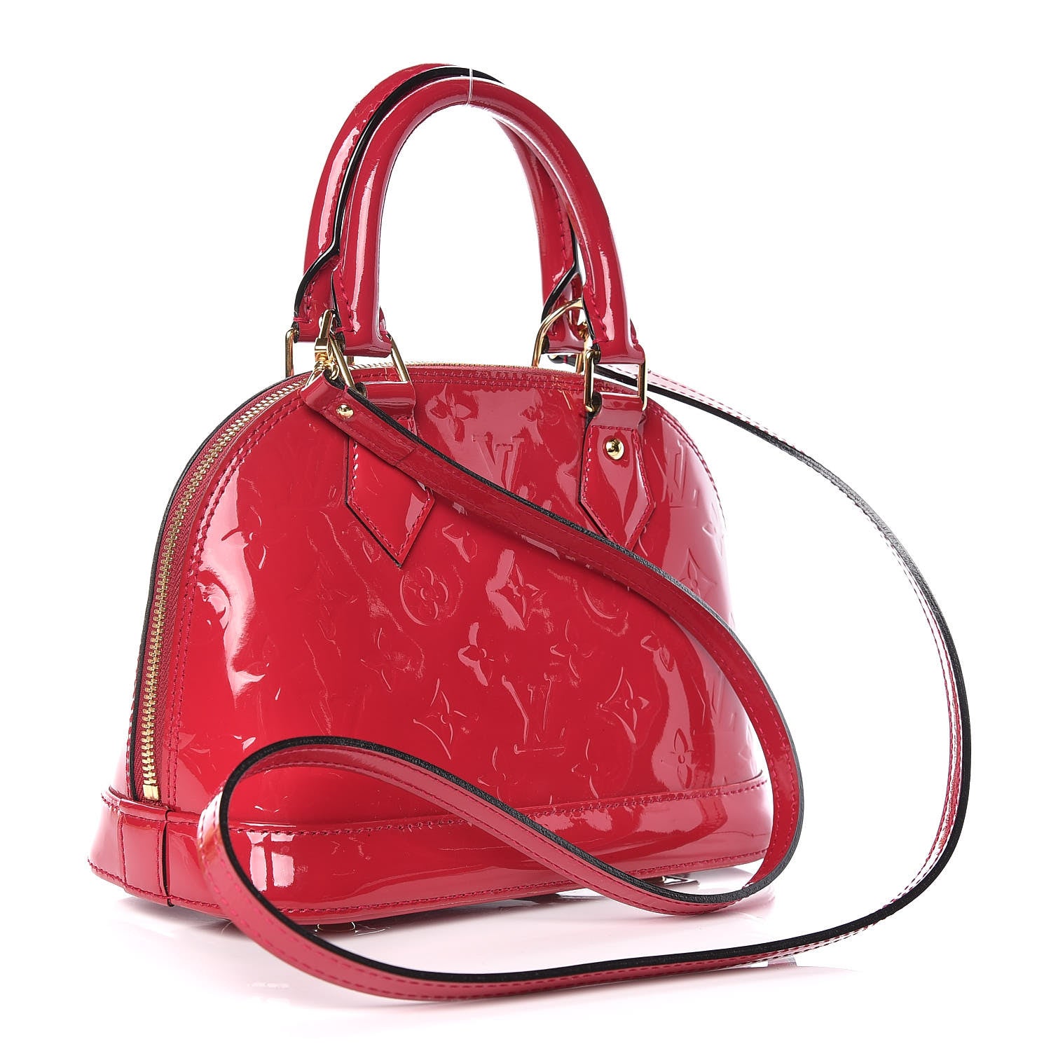 Louis Vuitton Vernis Alma BB Rose Indien 3 of 10