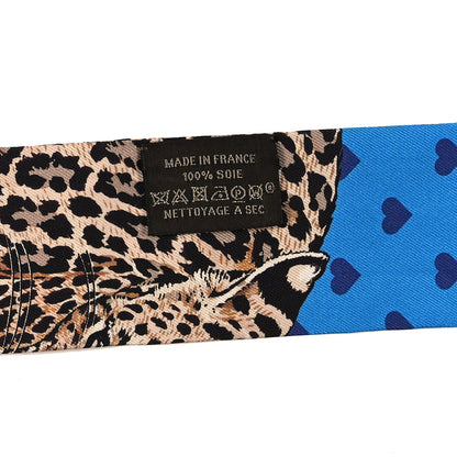 Hermes Silk Jungle Love Love Twilly Bleu Gitane Gris Bleuete 3 of 3