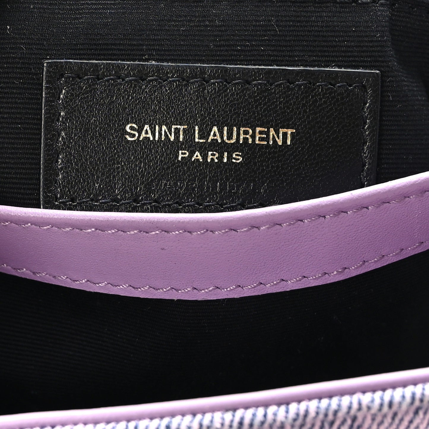 Denim Y Quilted Monogram Toy Loulou Crossbody Bag Bleached Lilac