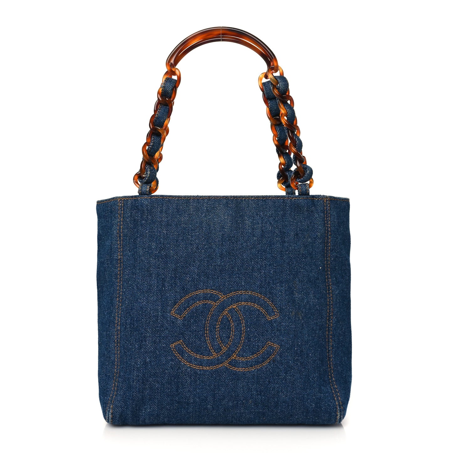 Denim Tortoise Timeless CC Tote Blue
