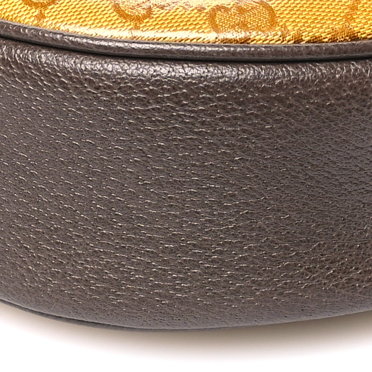 Gucci X ADIDAS Crystal Vintage Monogram Textured Dollar Calfskin Web Trefoil Small Ophidia Round Shoulder Bag Mid Natural Nut Off White New Acero 9 of 10