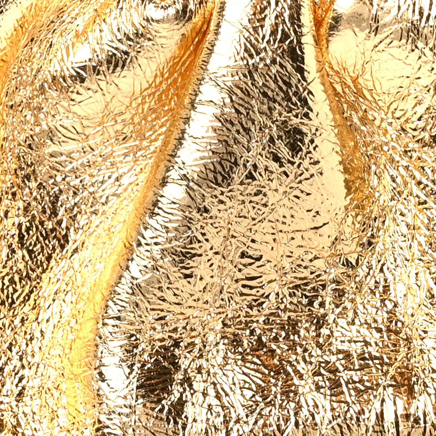 Metallic Crinkled Lambskin The Mini Pouch Oro
