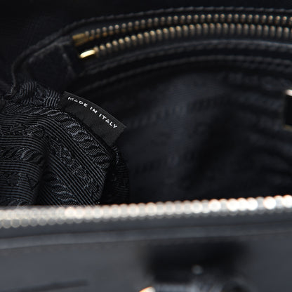 Prada Saffiano Small Galleria Double Zip Tote Black 8 of 29