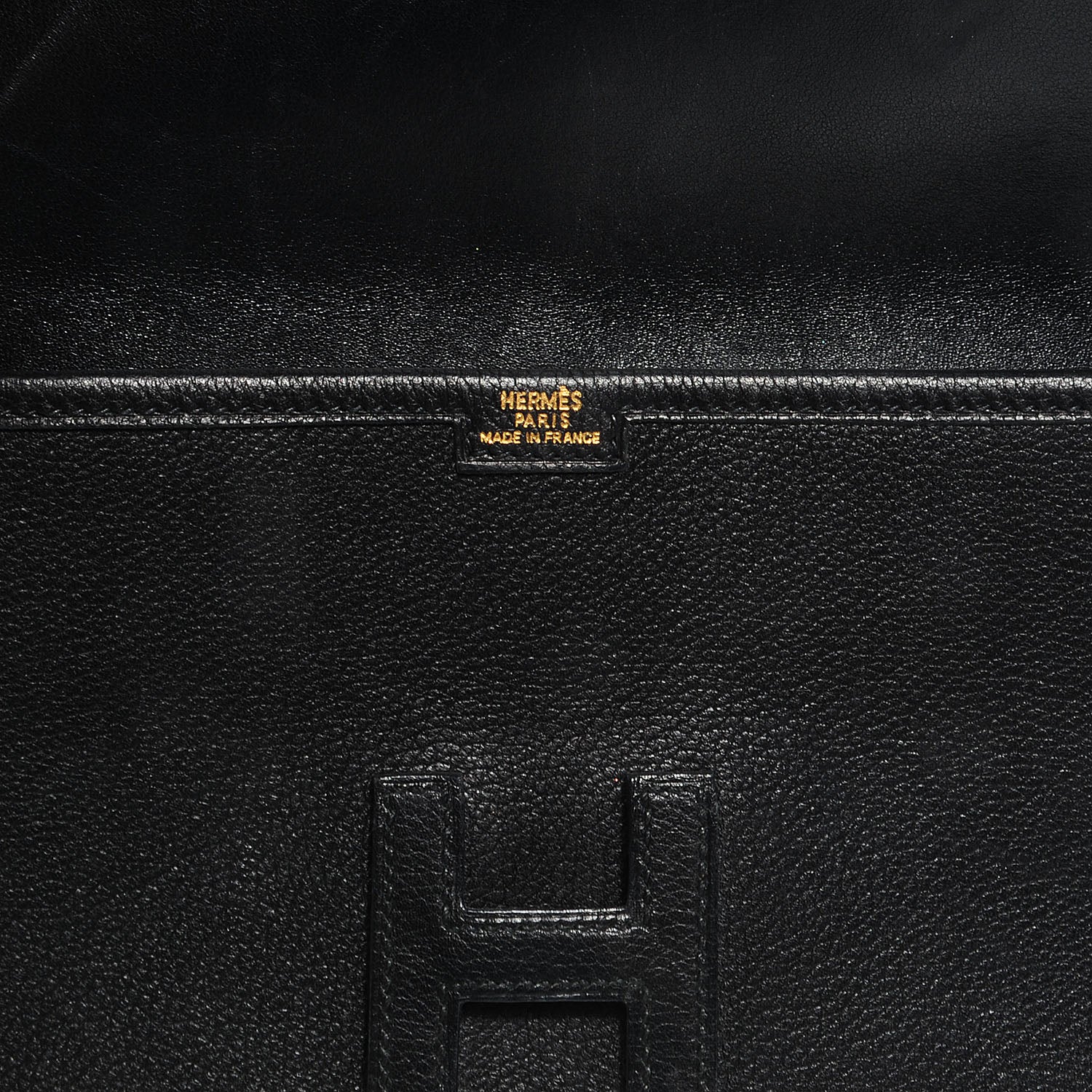 Hermes Evergrain Mini Jige Clutch Black 5 of 8