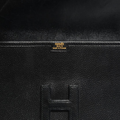 Hermes Evergrain Mini Jige Clutch Black 5 of 8