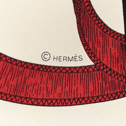 Hermes Silk Eperon D'Or Forever Scarf 90 Caramel Creme Or 4 of 5
