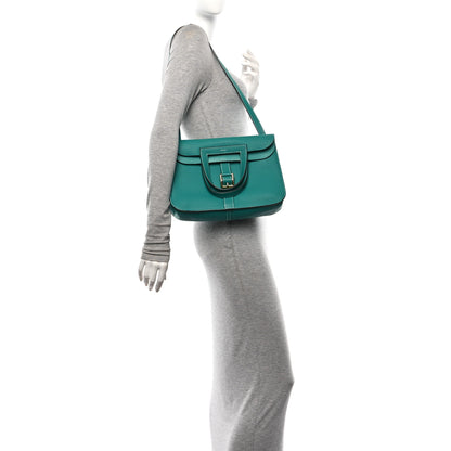 Hermes Taurillon Clemence Halzan 31 GM Vert Verone 2 of 10