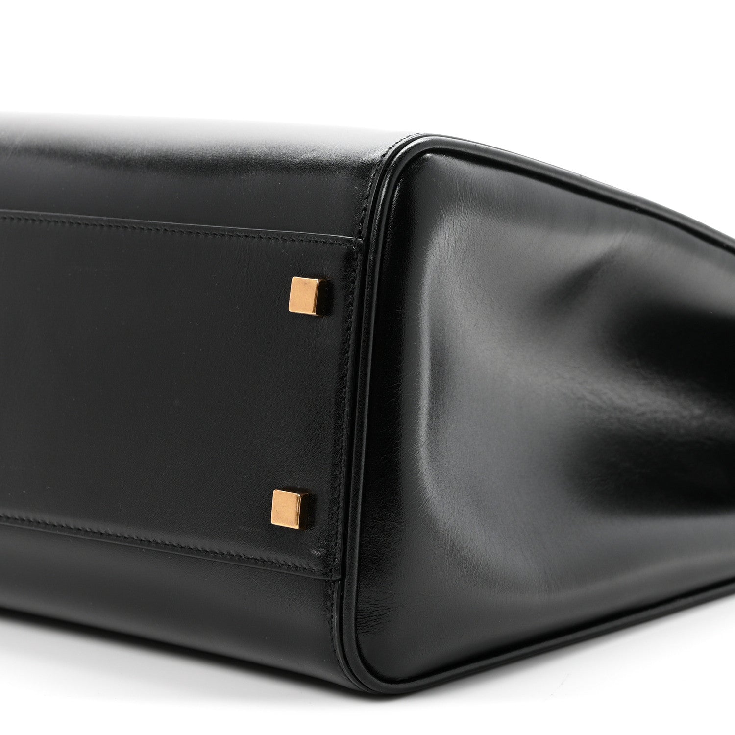 Saint Laurent Smooth Calfskin Manhattan North South Shopper Tote Black 9 of 10