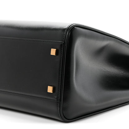 Saint Laurent Smooth Calfskin Manhattan North South Shopper Tote Black 9 of 10