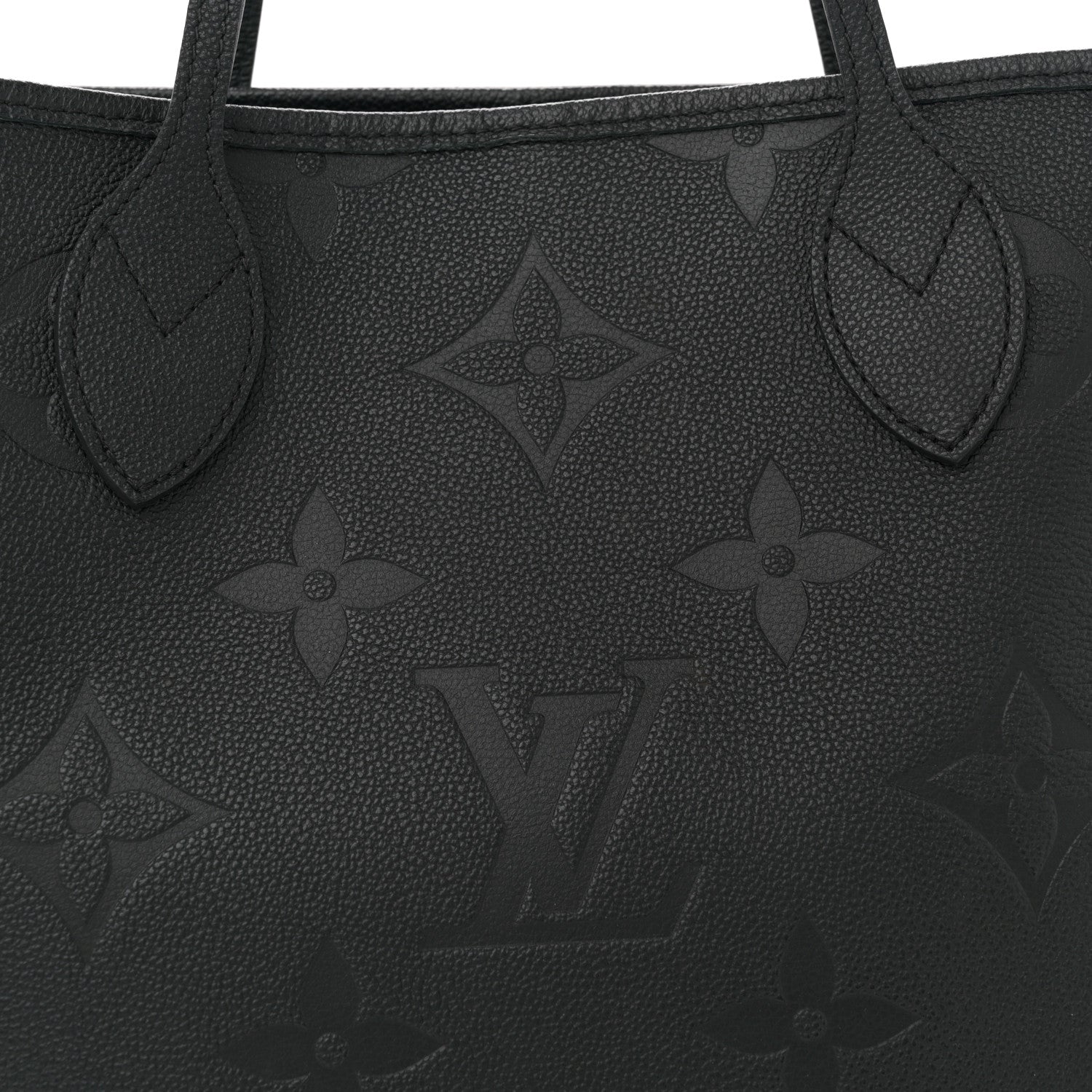 Louis Vuitton Empreinte Monogram Giant Neverfull MM Black 8 of 11