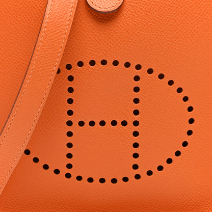 Hermes Epsom Evelyne TPM Orange 8 of 10