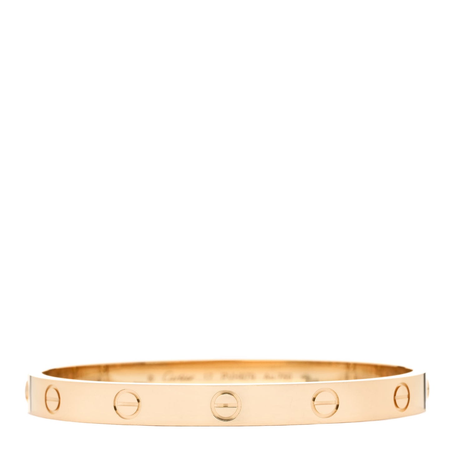 18K Yellow Gold LOVE Bracelet 17