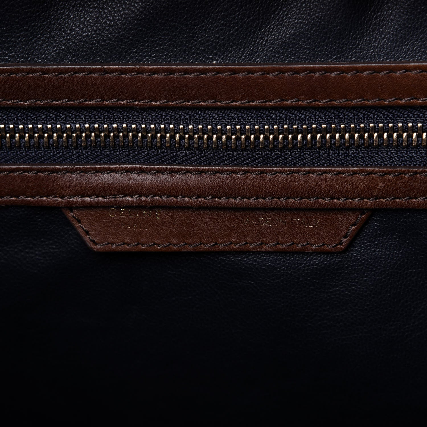Celine Smooth Calfskin Mini Tri-Color Luggage Navy 8 of 11