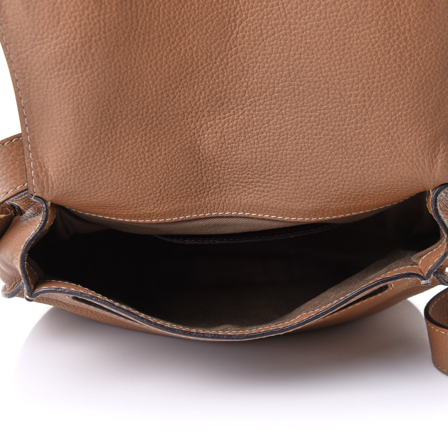 Chloe Calfskin Medium Marcie Round Crossbody Bag Nut 5 of 12
