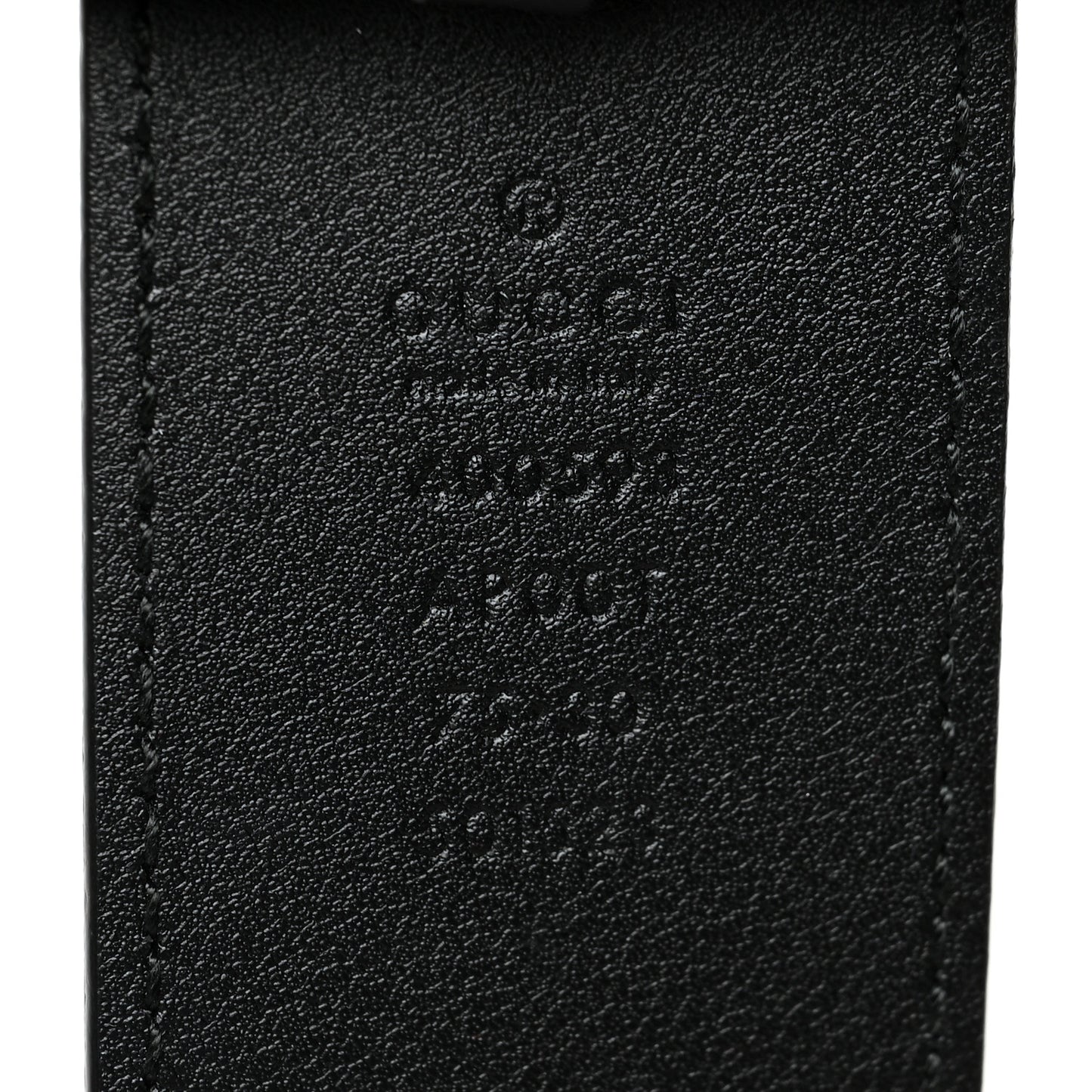 Calfskin Double G 40mm Belt 75 30 Black