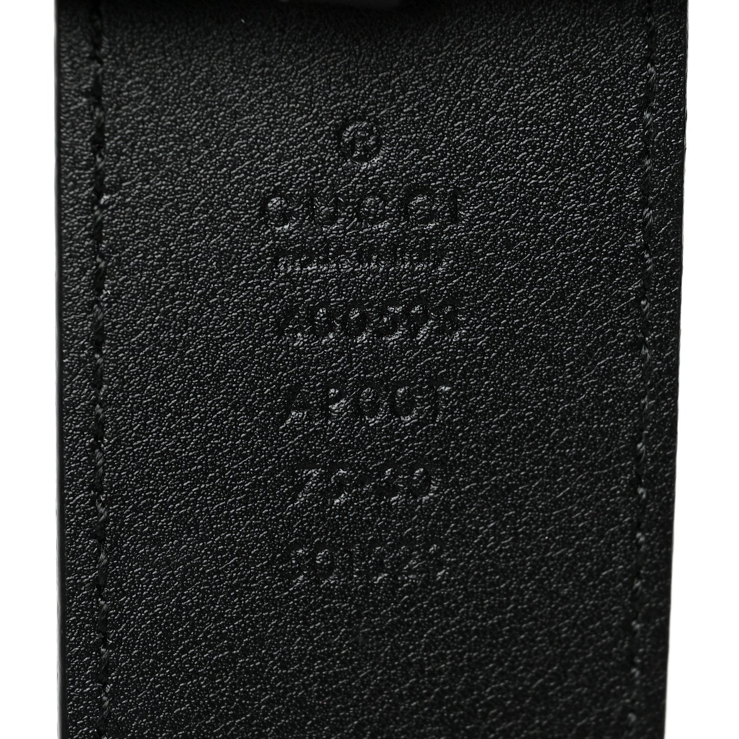 Gucci Calfskin Double G 40mm Belt 75 30 Black 3 of 6