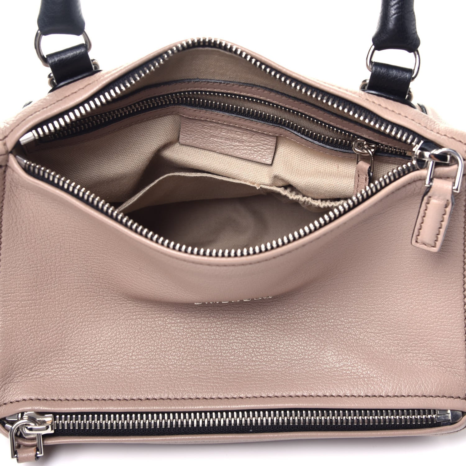 Givenchy Sugar Goatskin Small Bi-Color Pandora Natural 10 of 19