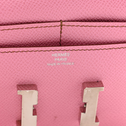 Hermes Epsom Constance Compact Passant Wallet 5P Pink 6 of 8