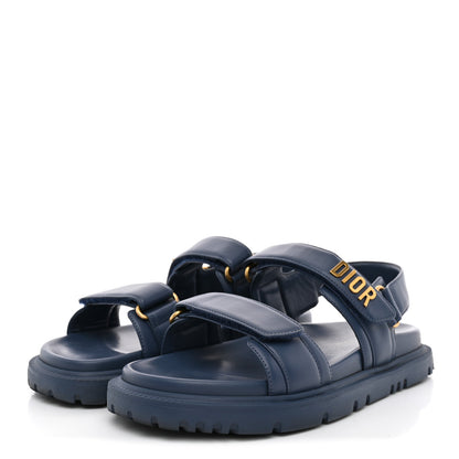 Christian Dior Lambskin Dioract 10mm Sandals 39 Pastel Night 4 of 10