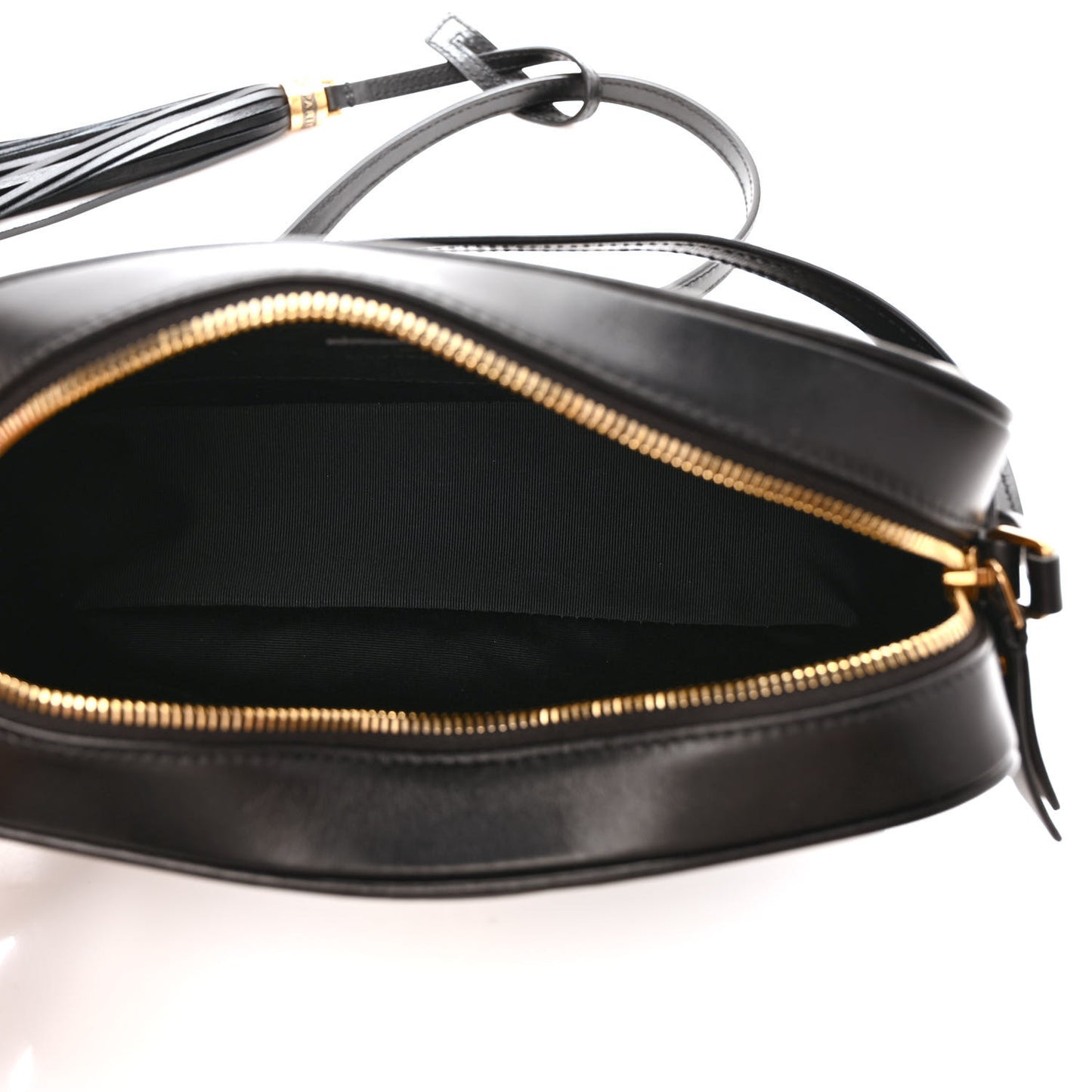 Calfskin Matelasse Monogram Lou Camera Bag Black