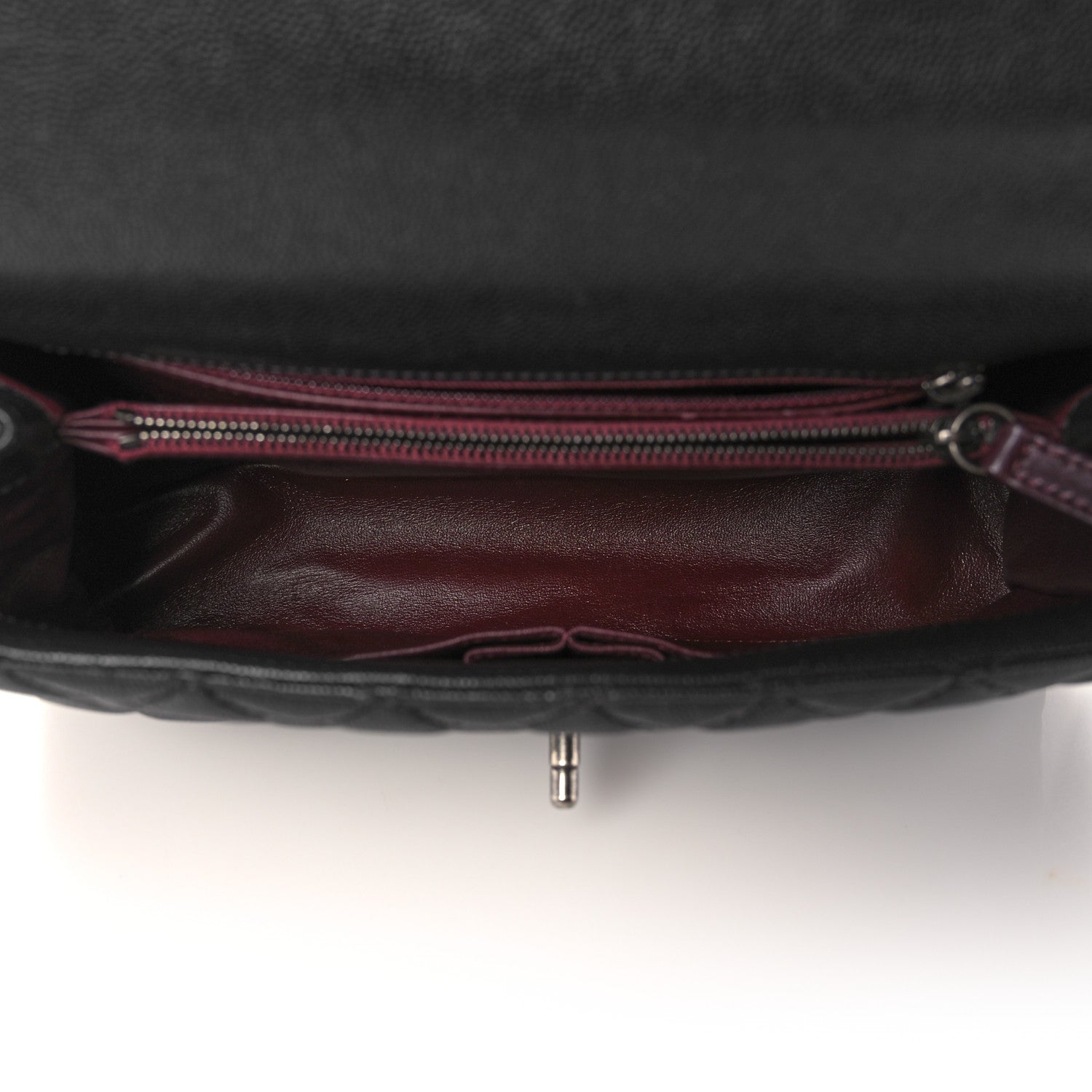 Chanel Caviar Lizard Quilted Small Coco Handle Flap Black 6 of 13