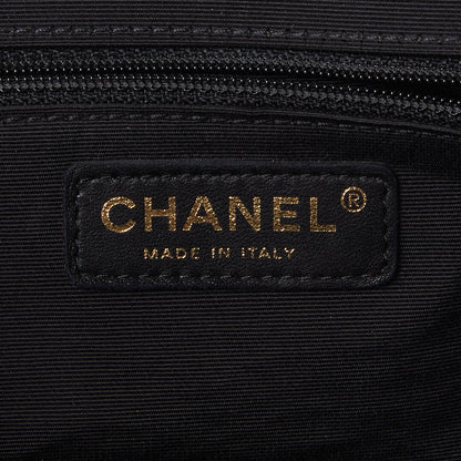 Chanel Lambskin Quilted Large Elegant CC Flap Beige Black 8 of 9