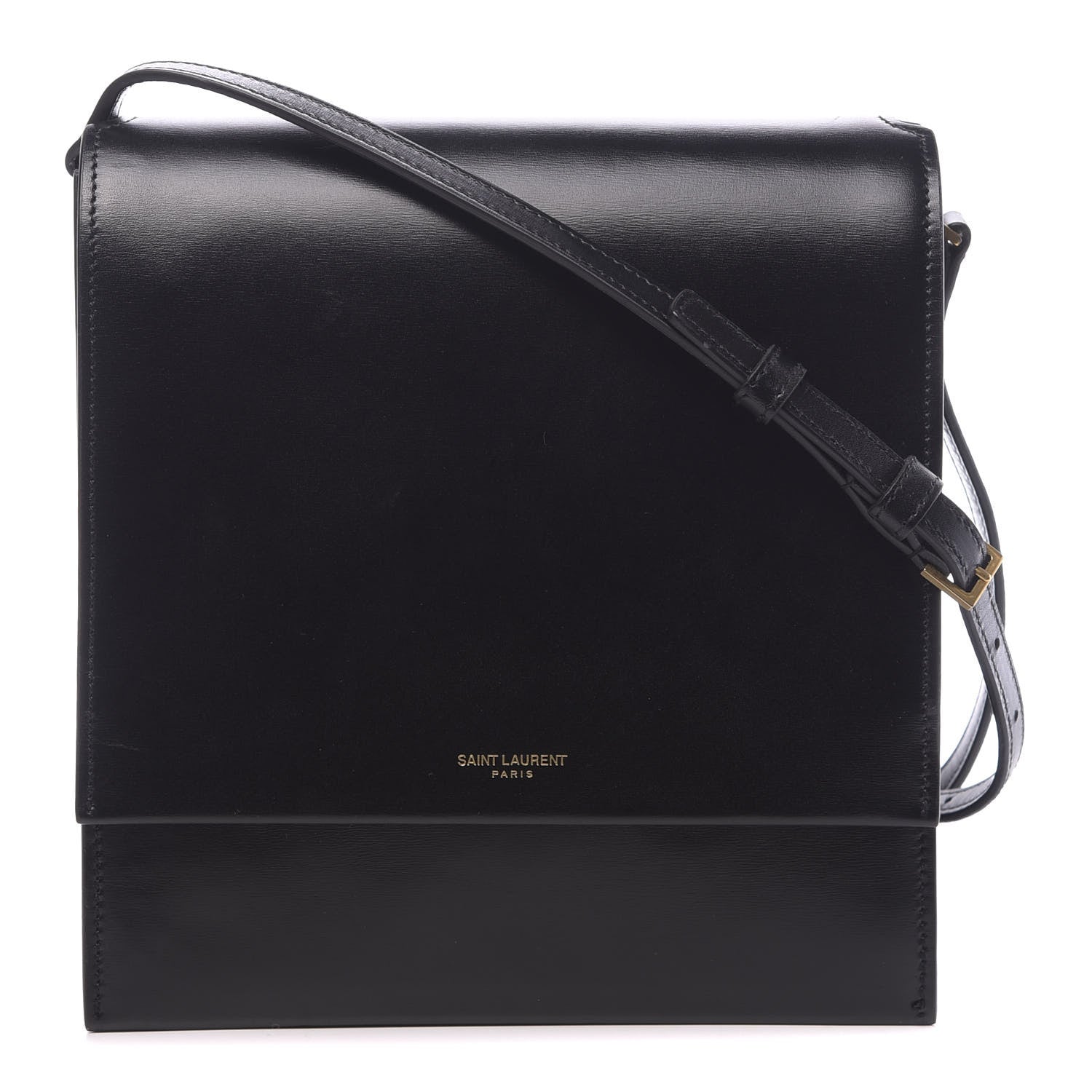 Saint Laurent Calfskin Sao Shoulder Bag Black 1 of 10