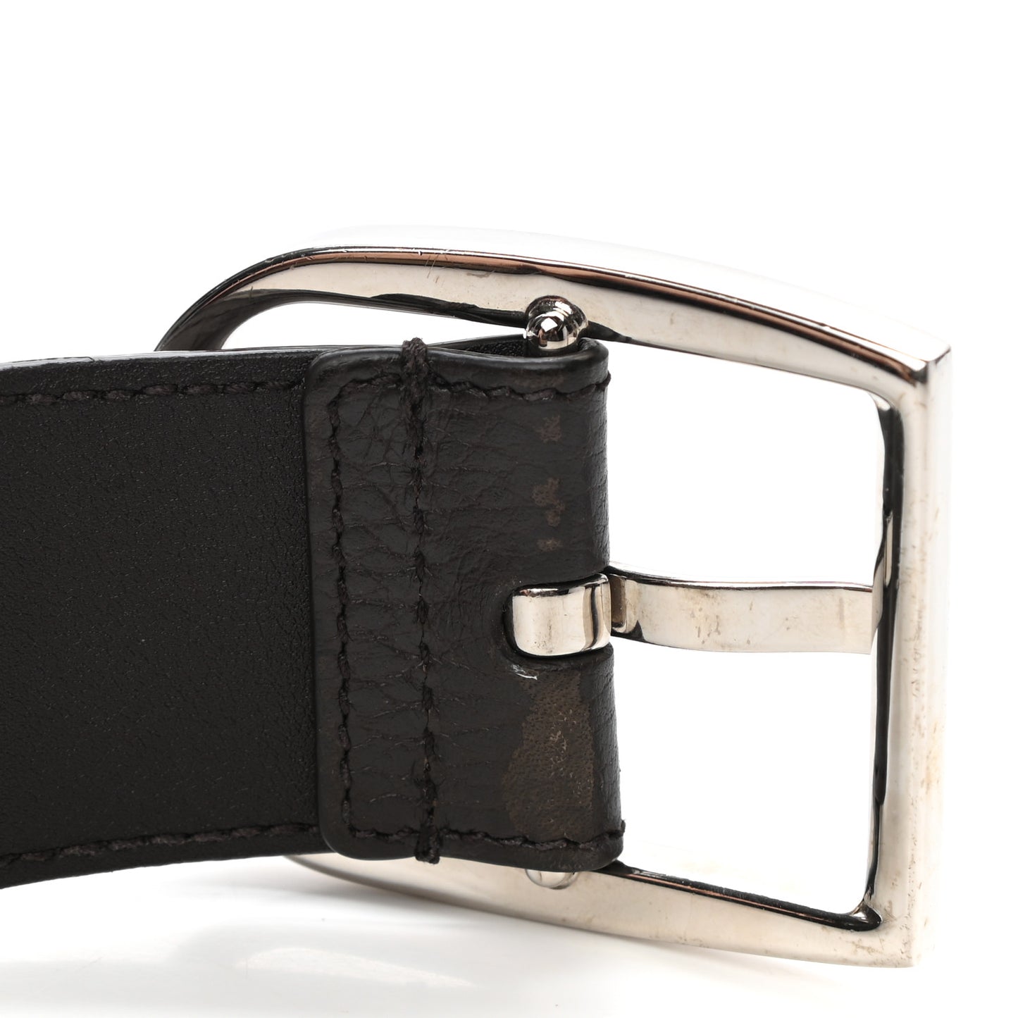 Monogram Belt 95 38 Dark Brown