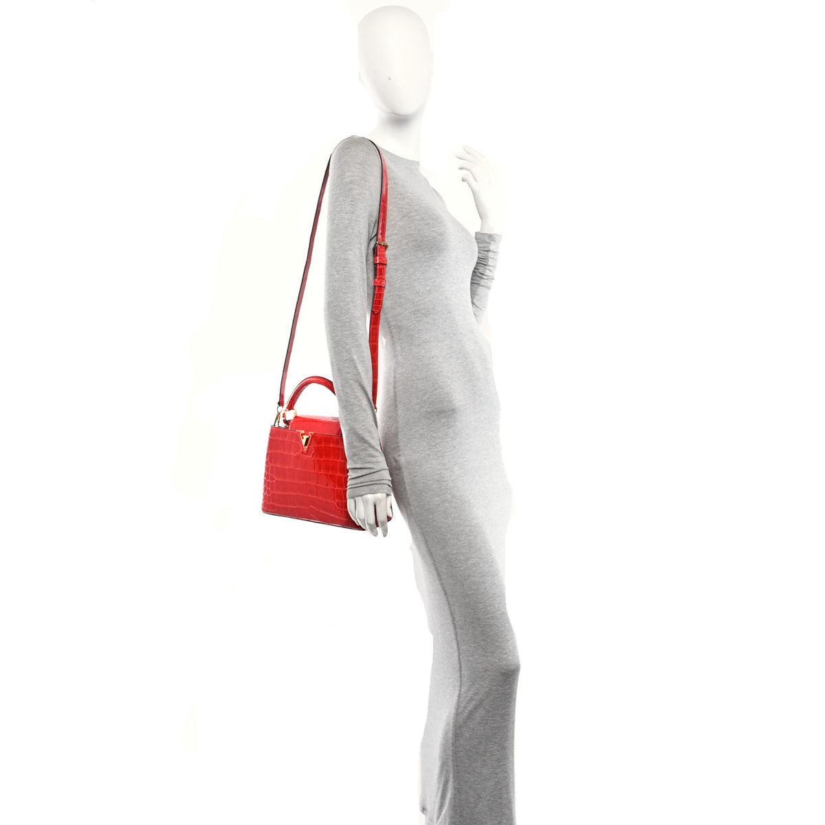 Alligator Capucines BB Red
