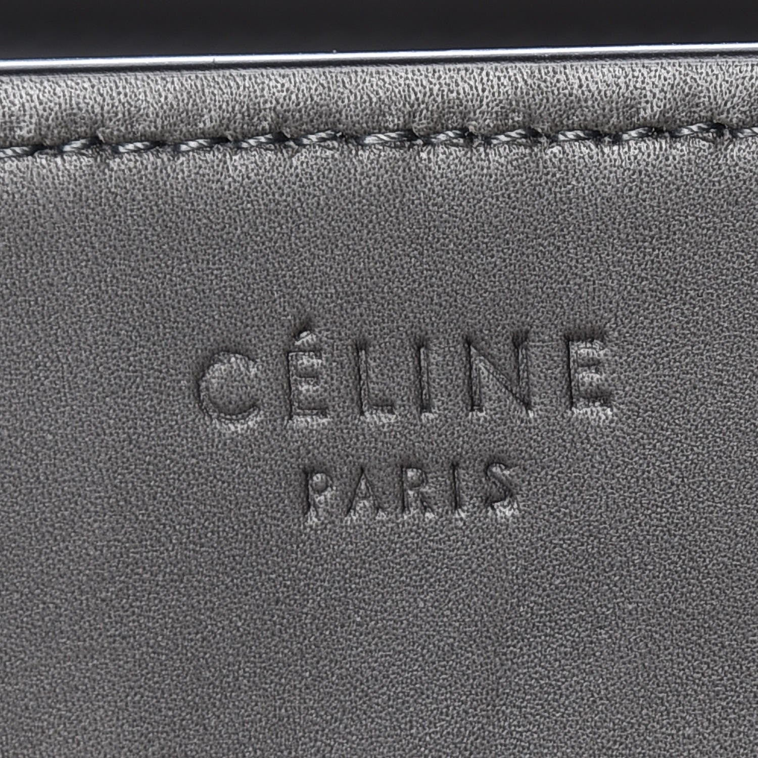 Celine Smooth Calfskin Medium Phantom Luggage Grey 8 of 14