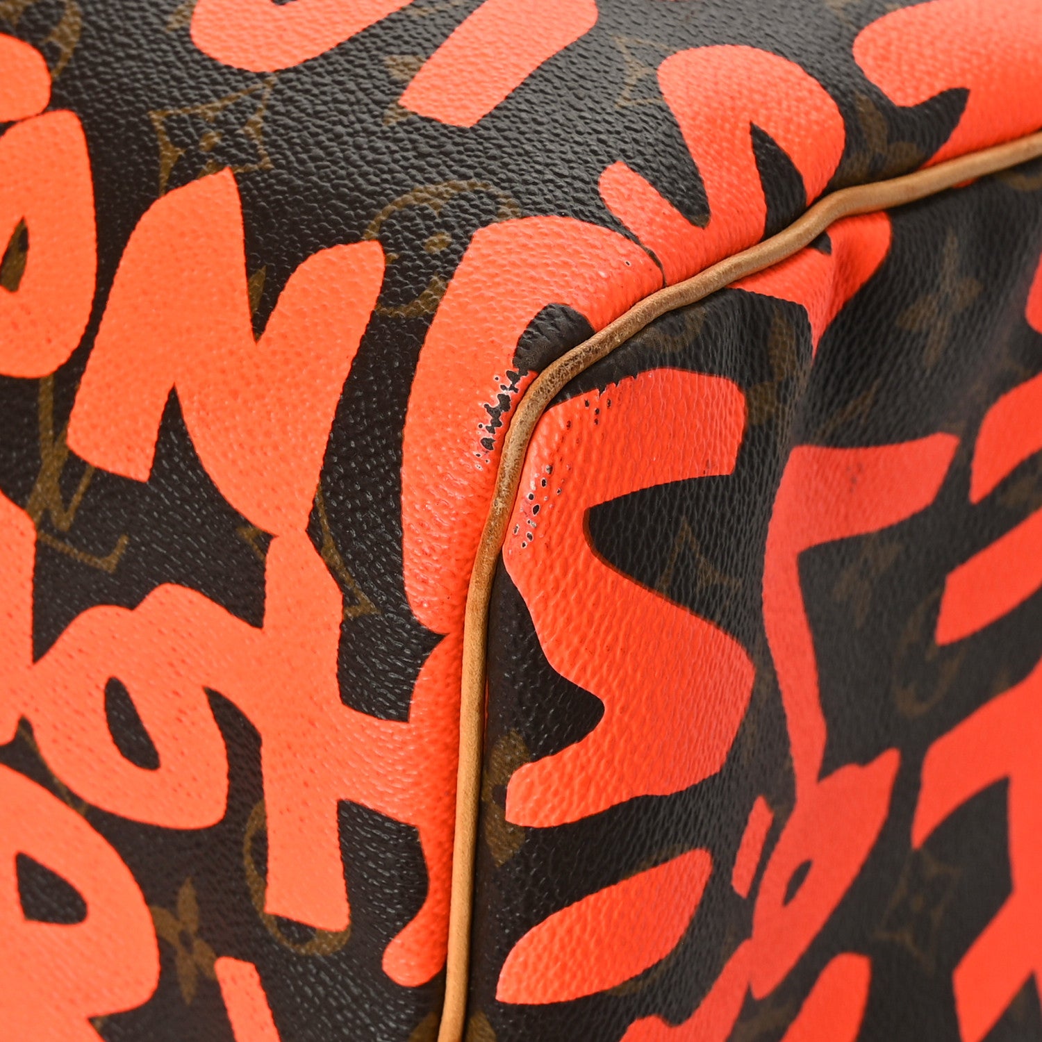 Louis Vuitton Monogram Graffiti Keepall 50 Orange 8 of 10