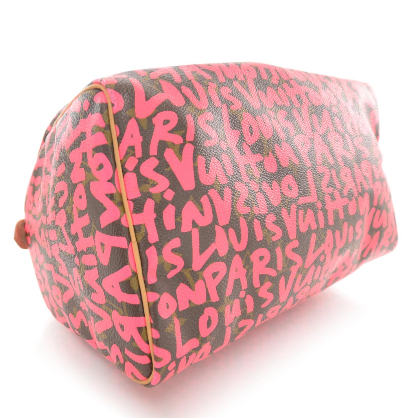 Monogram Graffiti Speedy 30 Fuchsia