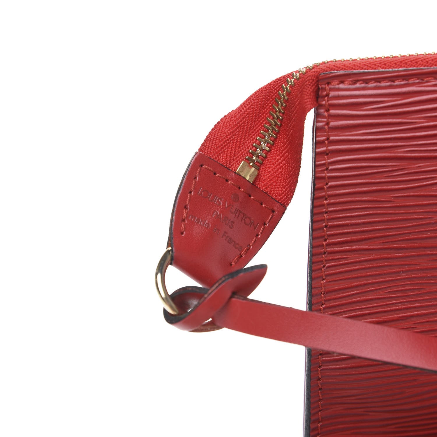 Louis Vuitton Epi Pochette Accessories 24 Castillan Red 6 of 9