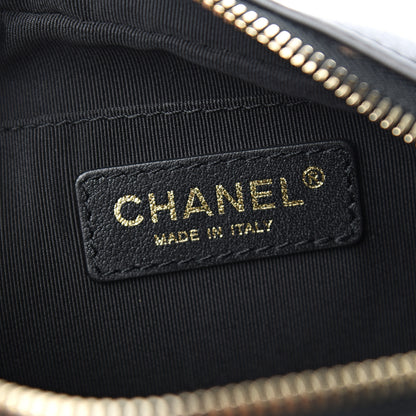 Chanel Calfskin Quilted Day Trips Camera Case Black 6 of 11