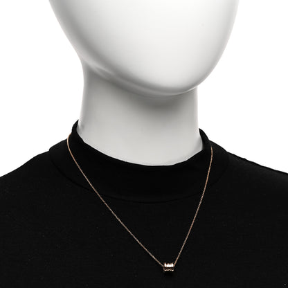 Bulgari 18K Rose Gold Mini B.Zero1 Pendant Necklace 2 of 4