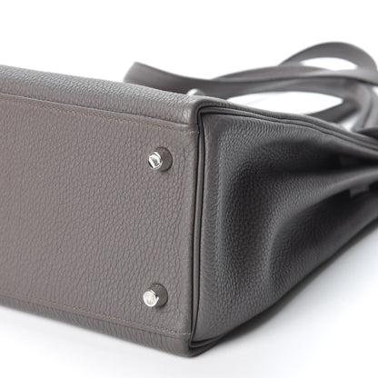 Hermes Togo Kelly Retourne 28 Etain 6 of 9