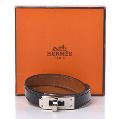 Hermes Swift Kelly Double Tour Bracelet S Black 8 of 8
