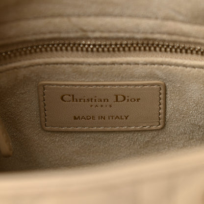 Christian Dior Calfskin Cannage Small My ABCDior Lady Dior Beige 5 of 10