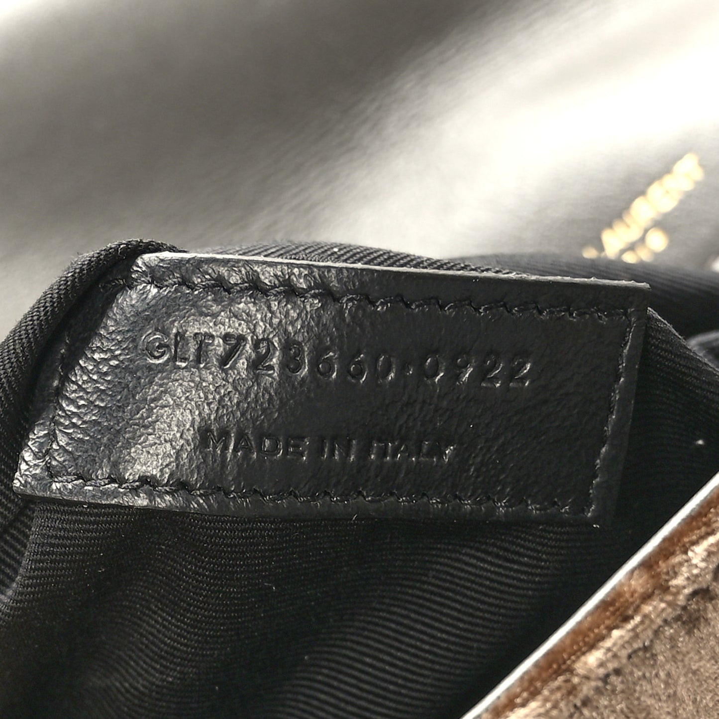 Velvet Monogram Kate 99 Vintage Olive