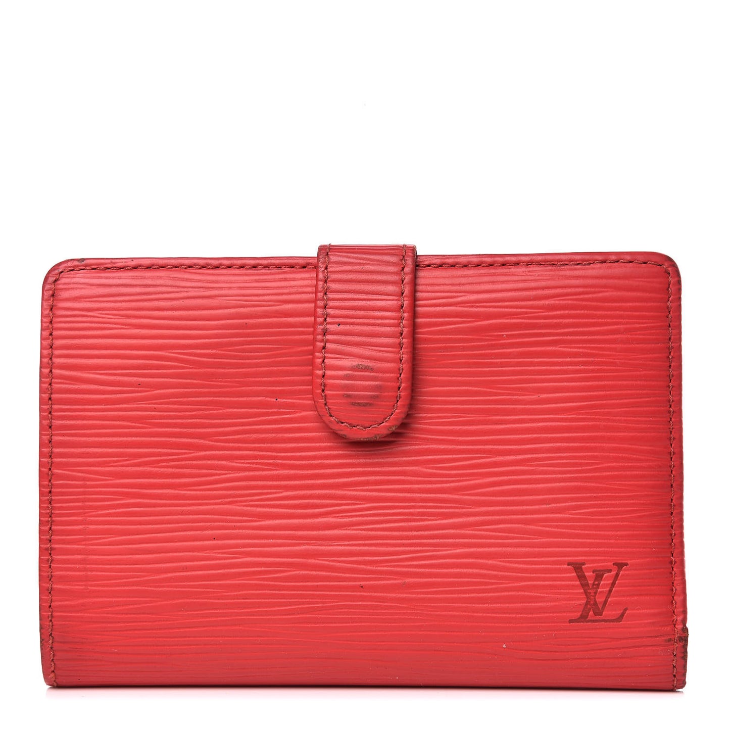 Epi French Purse Wallet Castillan Red