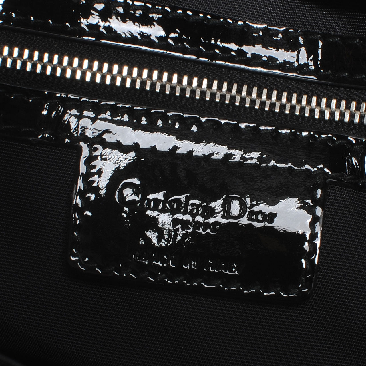 Patent Cannage Dior Soft Shopping Tote Black