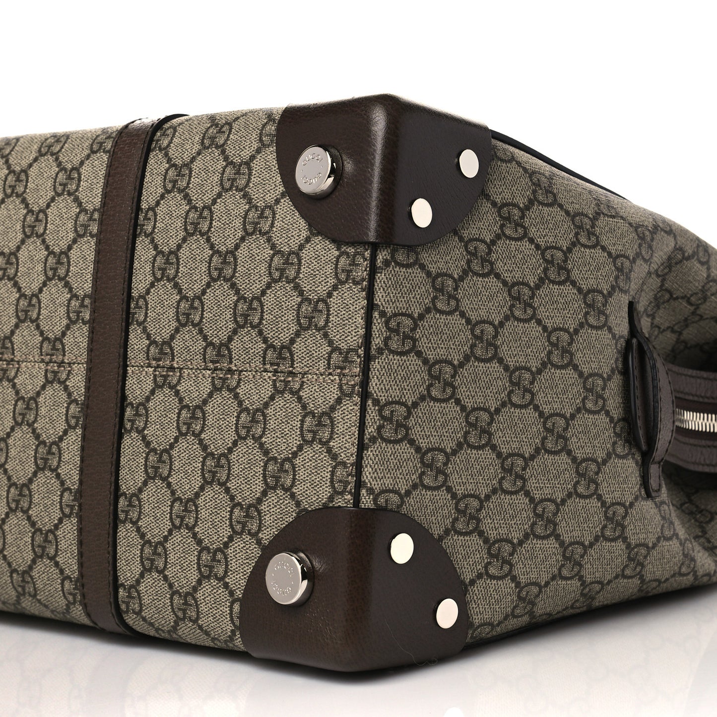 GG Supreme Monogram Large Tote Bag Beige Ebony