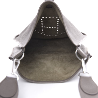 Hermes Taurillon Clemence Evelyne III GM Etain 5 of 10