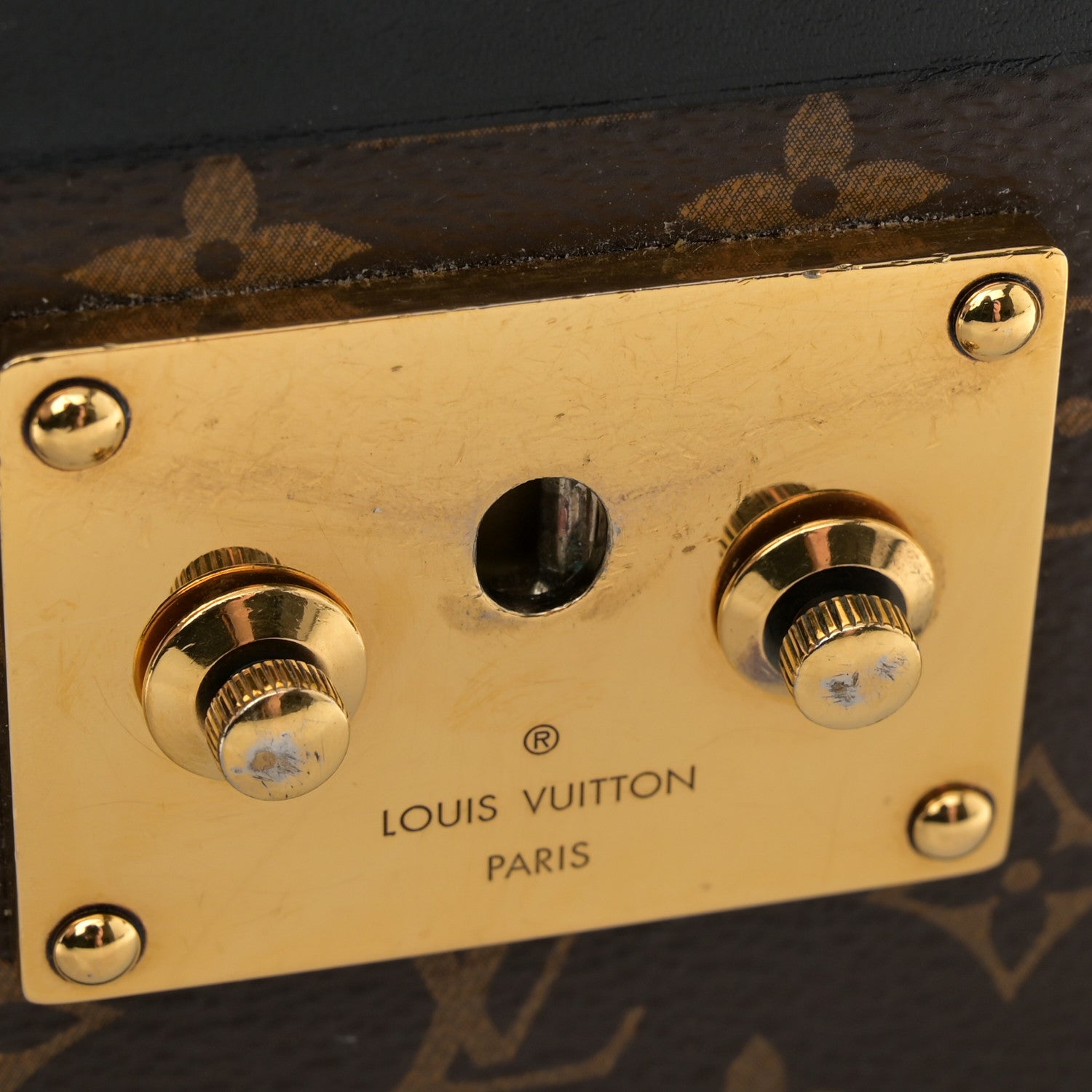 Louis Vuitton Monogram Petite Malle Black 12 of 13