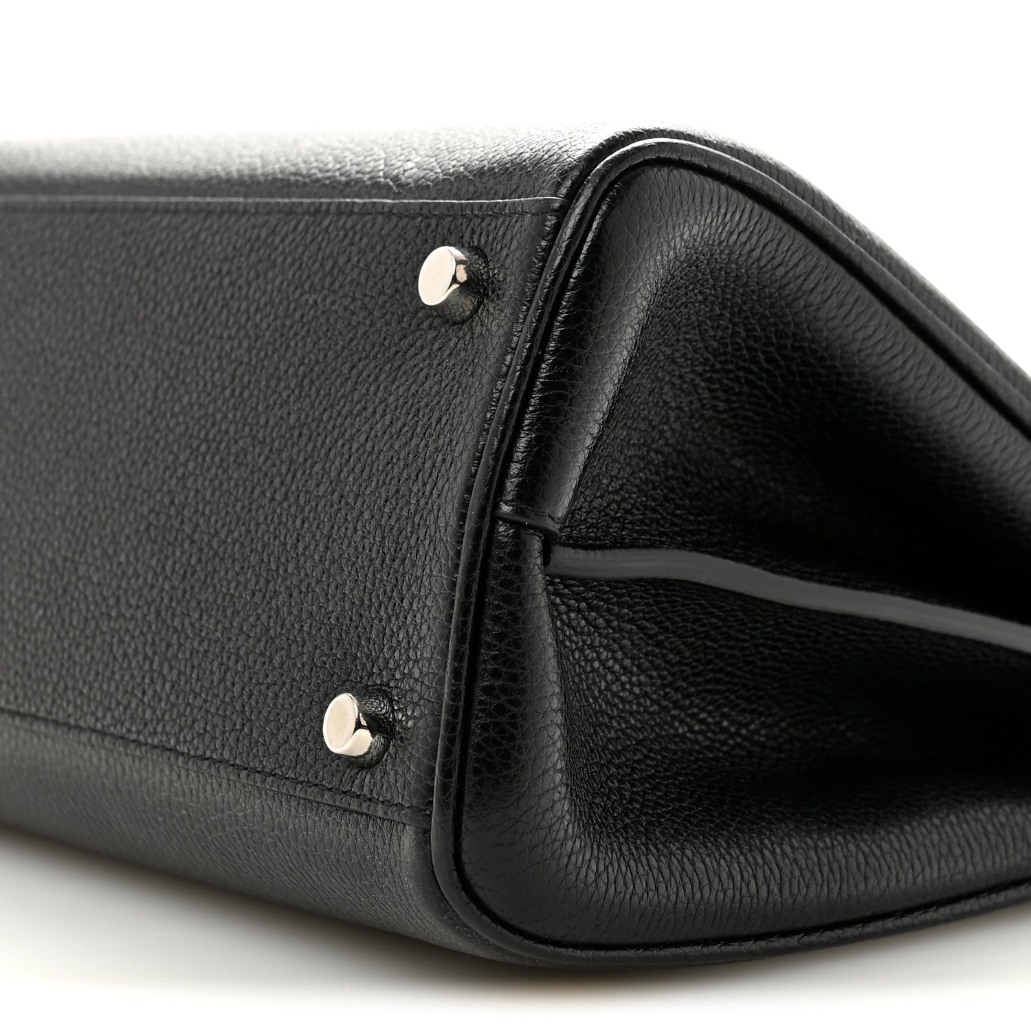 Gucci Grainy Calfskin Small Zumi Top Handle Bag Black 9 of 10