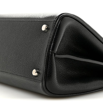 Gucci Grainy Calfskin Small Zumi Top Handle Bag Black 9 of 10