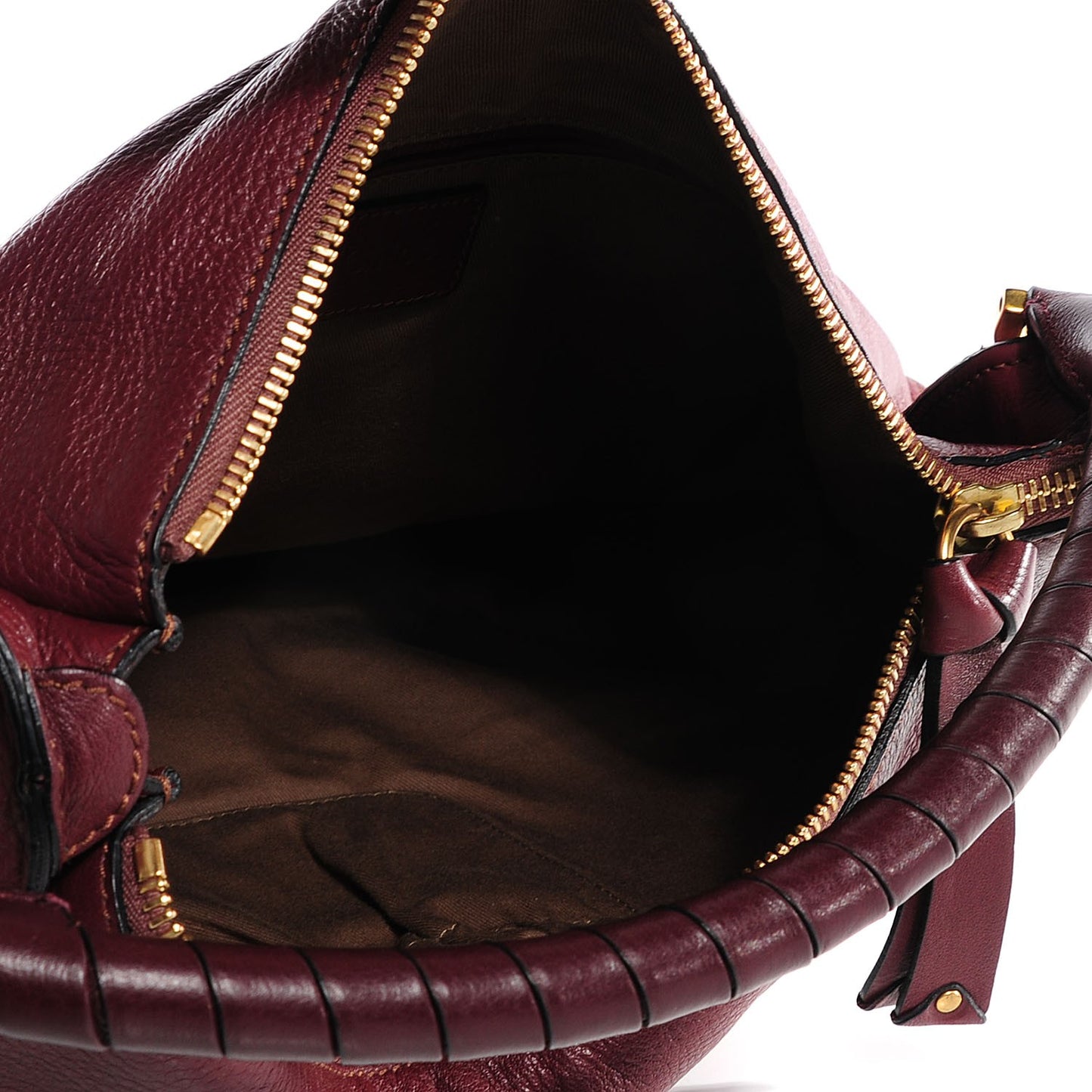 Calfskin Large Marcie Hobo Cocoa